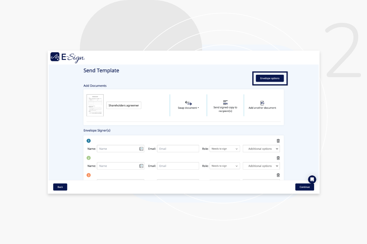 Creating and Saving Documents Templates with E-Sign