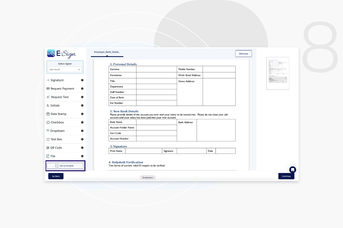 step 8 create document packs