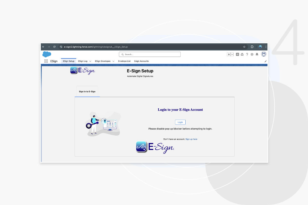 Install eSign Salesforce Step 4