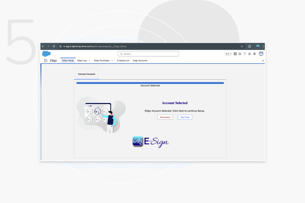 Install eSign Salesforce Step 5