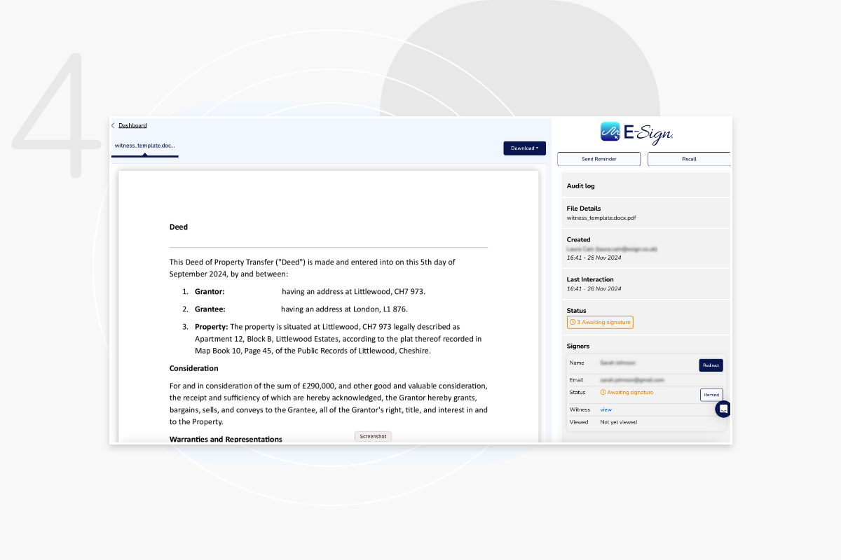 eWitness Step 4