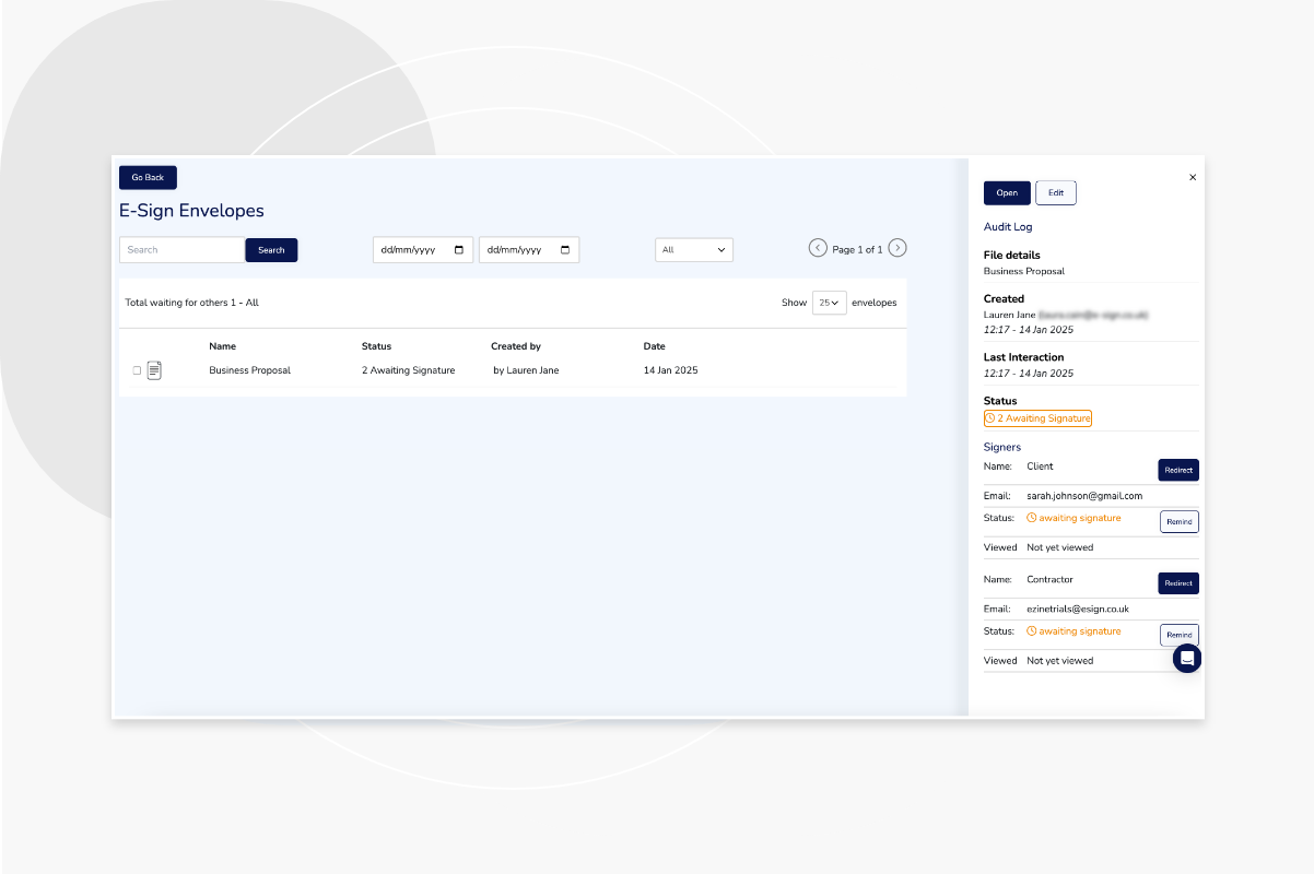 Visibility and Control with eSign and Microsoft Dynamics